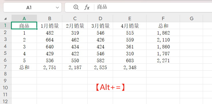 这4个Excel快捷键绝了!1秒搞定小数点、求和和表格美化-趣帮office教程网