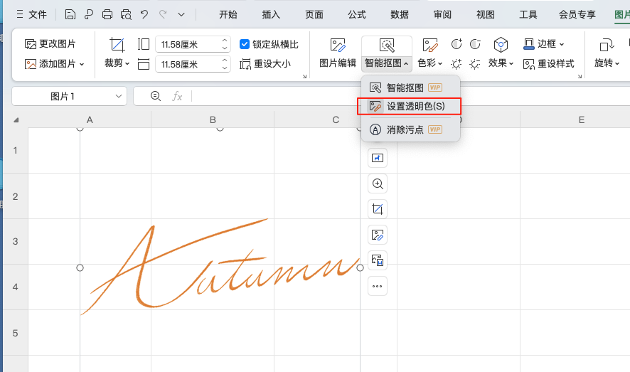 Excel签名透明色设置教程,三步轻松搞定!-趣帮office教程网