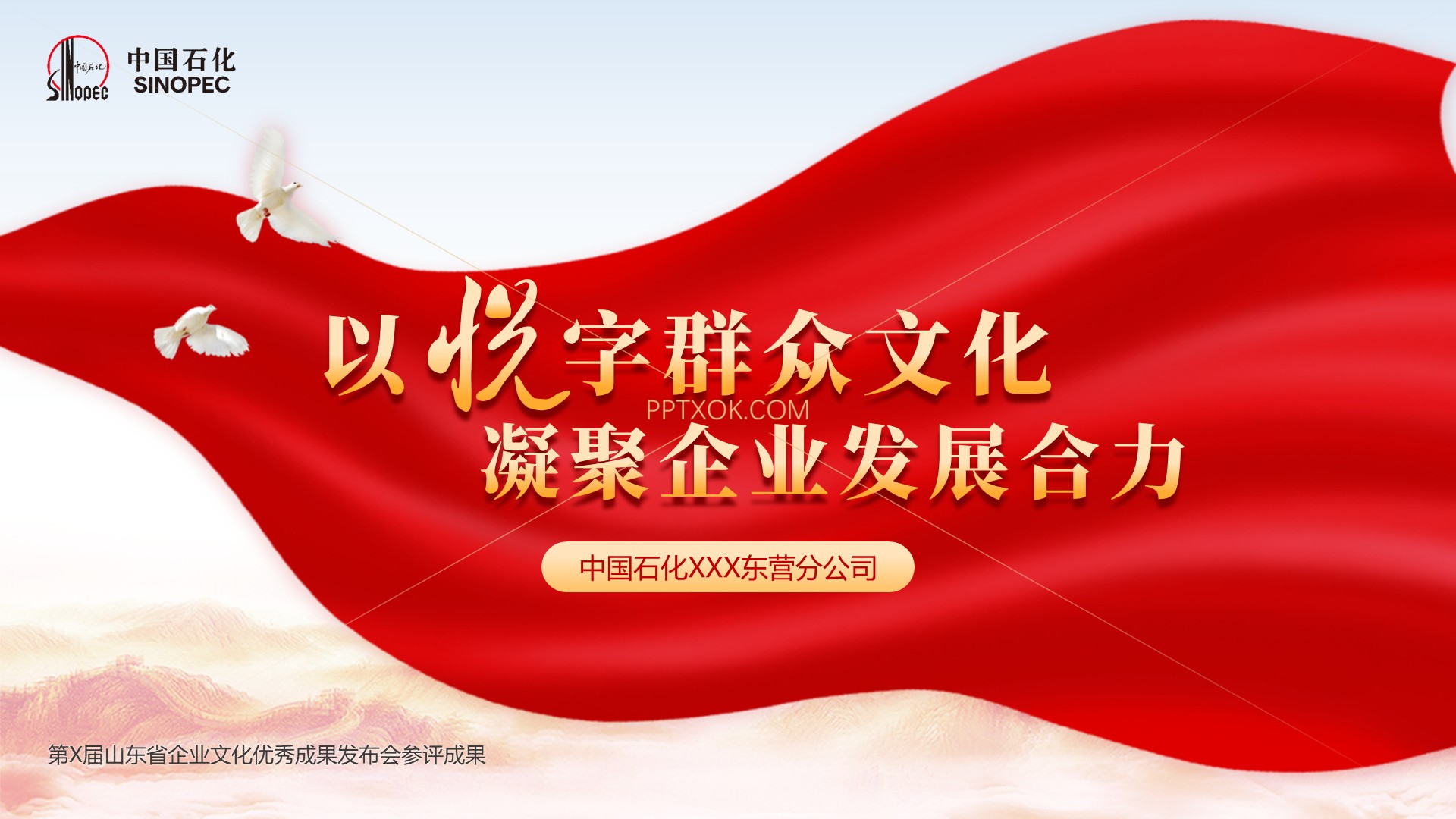 密码保护：中石化某单位党建文化成果汇报