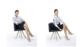 商务女士PPT素材图片