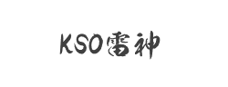 KSO雷神字体