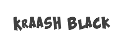 Kraash Black字体