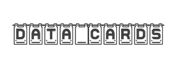 Data Cards St字体