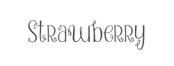 Strawberry Whipped Cream字体