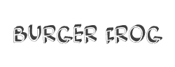 Burger Frog DEMO字体