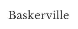 Libre Baskerville字体