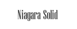 Niagara Solid字体