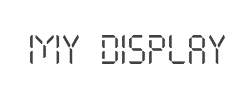 My Display St字体