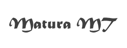 Matura MT Script Capitals字体