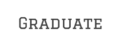 Graduate字体