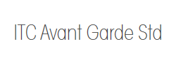 ITC Avant Garde Std XLt Cn字体