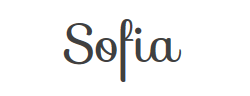 Sofia字体