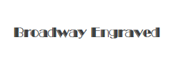 Broadway Engraved字体