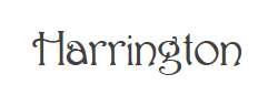 Harrington字体