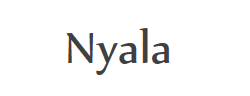 Nyala字体