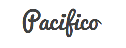 Pacifico字体