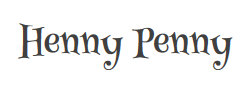 Henny Penny字体