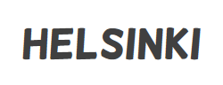 Helsinki字体
