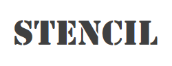 Stencil字体
