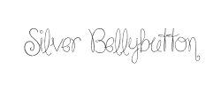 Silver Bellybutton Ring字体