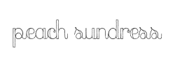 Peach Sundress字体