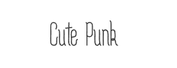 Cute Punk字体