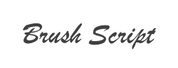 Brush Script MT字体