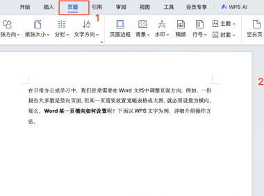 同事问我Word某一页横向怎么弄，我两分钟教会他！